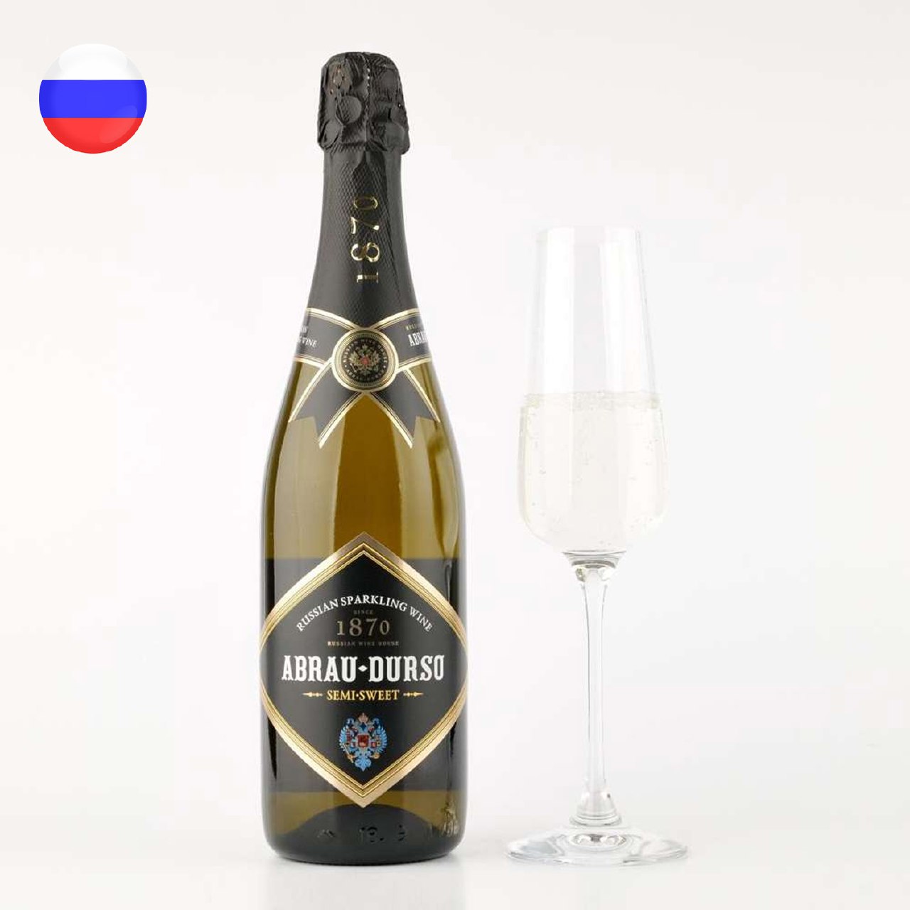 Sparkling Wine Semi-Sweet White Abrau-Durso