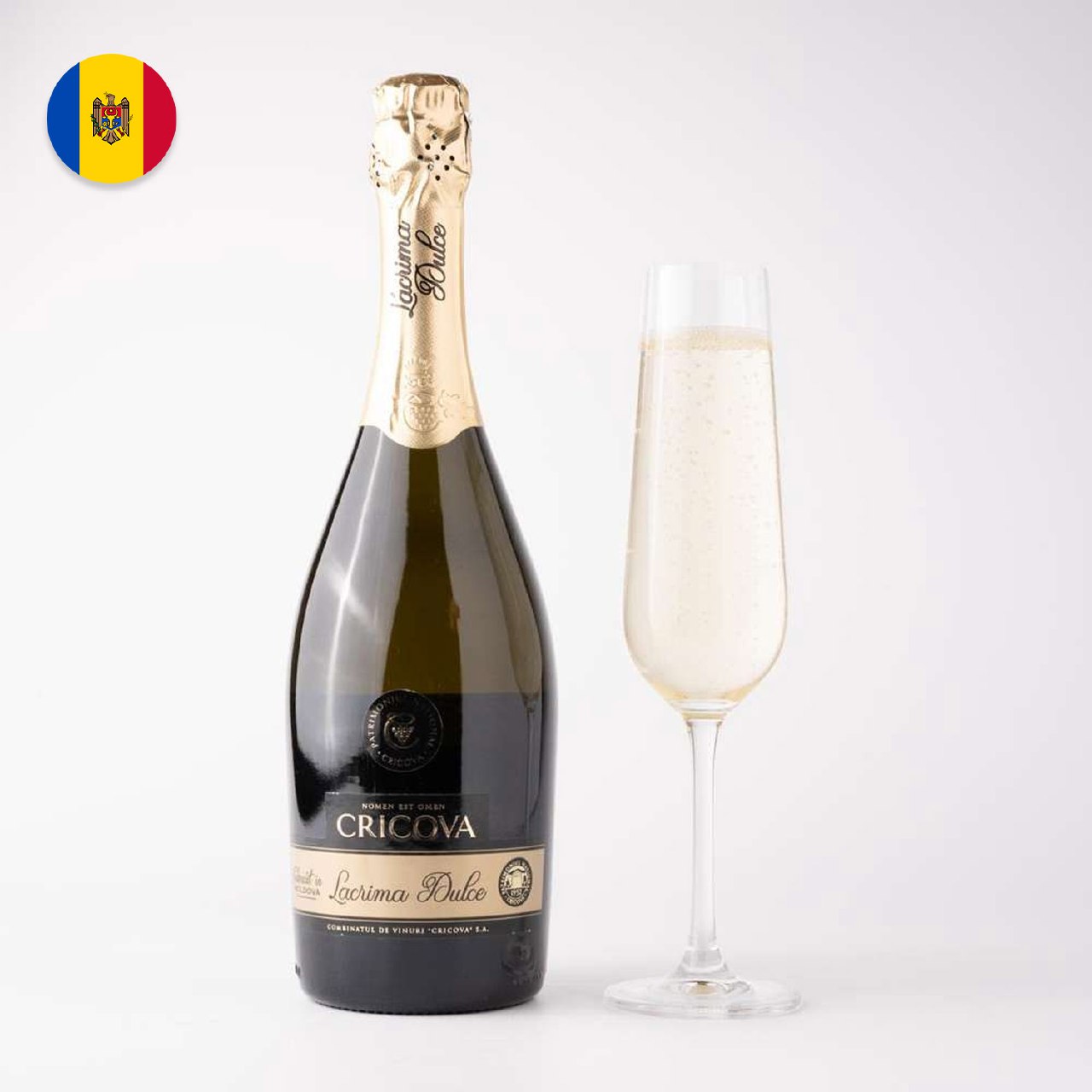 Sparkling Wine Original White Semi-Dry Lacrima Dulce